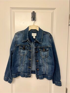 Forever 21 Dark Blue Denim Jean Jacket